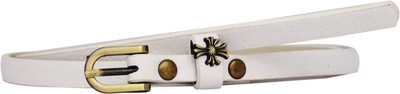 

Sri Women Casual White Artificial Leather Belt