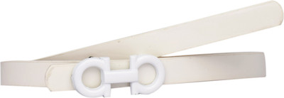 

Sri Women Casual White Artificial Leather Belt