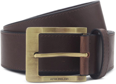 

Peter England Men Formal Brown Artificial Leather Belt