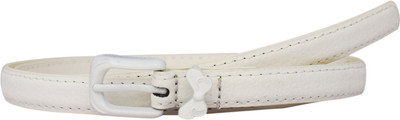 

Sri Women Casual White Artificial Leather Belt