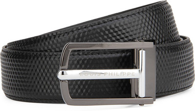 

Louis Philippe Men Black Genuine Leather Belt