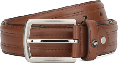 

Louis Philippe Men Black Genuine Leather Belt, Black/tan