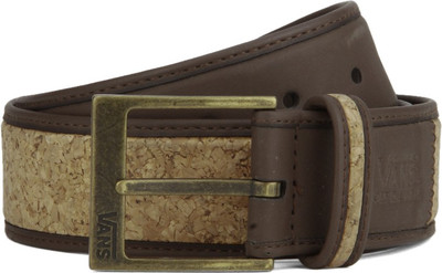 

Vans Men Beige, Brown Belt, Cork