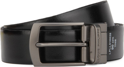 

Louis Philippe Men Blue Genuine Leather Reversible Belt, Navyblue