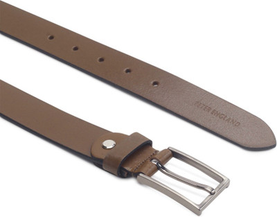 

Peter England Men Formal Tan Genuine Leather Belt