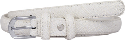 

Sri Women Casual White Artificial Leather Belt