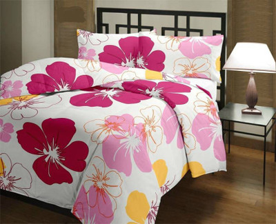 

Bagru Crafts Floral  Dohar(Microfiber, Pink