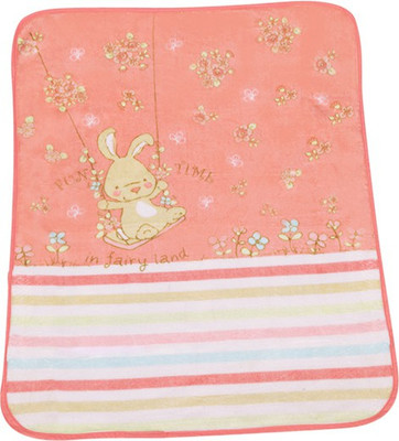 

A Home's Grace Cartoon  Crib Baby Blanket(Microfiber, Peach