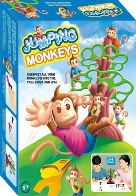 

HALO NATION Jumping Monkeys - Small Catapult Toy Kids Games - By Ekta Board Game