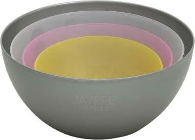 Jaypee Plus Plastic Mixing Bowl Multi Purpose Bowls(Pack of 4, Multicolor)