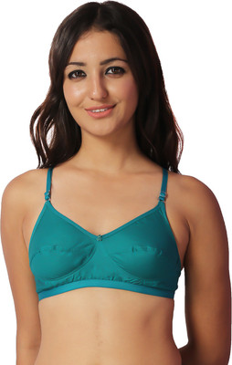 

Ortan Girl's Full Coverage Non Padded Bra(Light Blue, Firozi