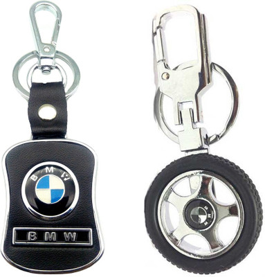

City Choice New Combo of BMW Wheel Hook Locking Key Chain(Multicolor)