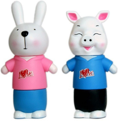 

FullHouz Bunny and Piggy Combo Coin Bank(Multicolor)