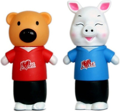 

FullHouz Piggy and Teddy Combo Coin Bank(Multicolor)