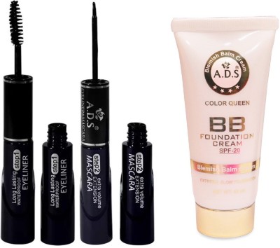 Flipkart - ADS 2 in 1 Eyeliner – Mascara and bb Cream(Set of 2)