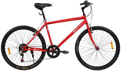 

Mach City iBike 7 Speed Medium 26 T Hybrid Cycle/City Bike(7 Gear, White), New ferrari red
