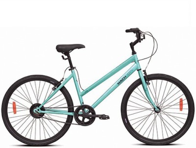 

Mach City iBike W Single Speed 26 T Single Speed Girls Cycle/Womens Cycle(Multicolor), Cameo green