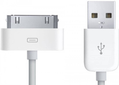 

Voltegic ® 30-Pin Data Sync Charging Cord USB Cable(White)