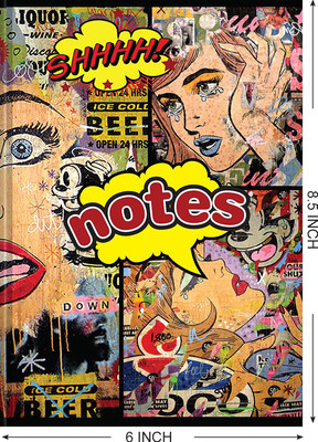 

Tiara Diaries A5 Notebook(COMIC COI DESIGNER NOTEBOOK DIARY, Multicolor)