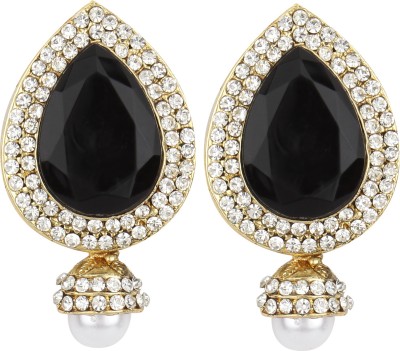 Jewels Capital Diva Style Zircon Alloy Chandbali Earring