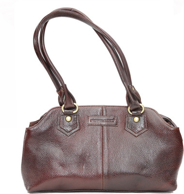 

Armaan Leather Hand-held Bag(Brown)