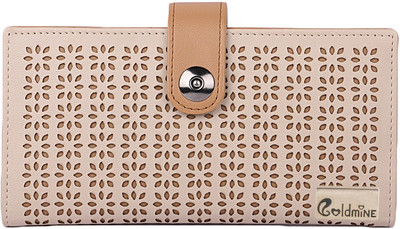 

Goldmine Women Brown Artificial Leather Wallet(6 Card Slots)