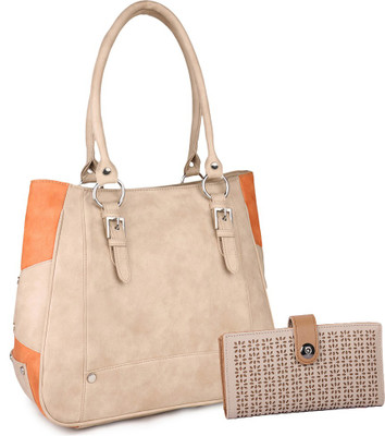 

Goldmine Hand-held Bag(Beige)
