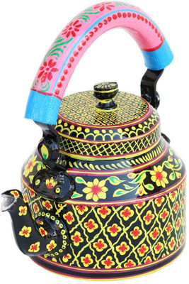 

Craft Junction HnadPainted Traditional Tea Kettle Kettle Jug(1 L)