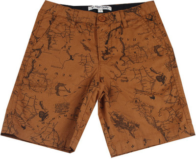 

Allen Solly Junior Short For Boys Casual Printed Cotton(Brown, Pack of 1, Blue