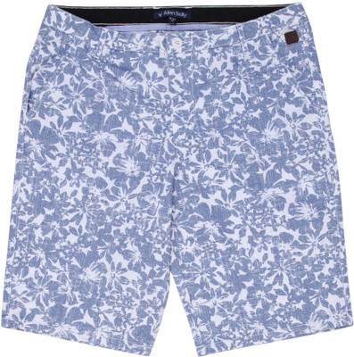 

Allen Solly Junior Short For Boys Casual Printed Cotton(Blue, Pack of 1