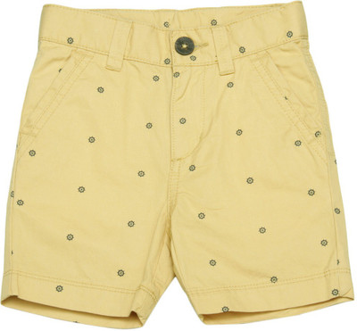

United Colors of Benetton Short For Boys Casual Printed Cotton(Beige, Pack of 1, S39