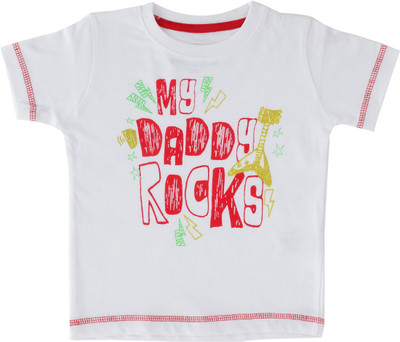 

Indirang Boys Printed Cotton T Shirt(White, Pack of 1