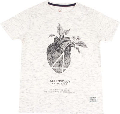 

Allen Solly Junior Boys Printed Cotton, Polyester, Viscose T Shirt(Pack of 1, Pearl