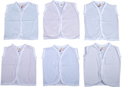 

Fashion Biz Baby Girls Cotton Top(Multicolor, Pack of 6