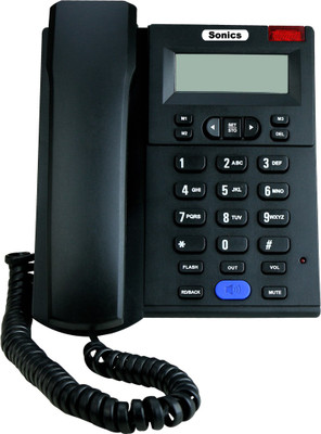 

Sonics SS-517 Corded Landline Phone(Black)