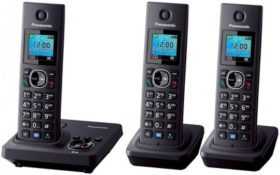 

Panasonic PA-kx-tg7863 Cordless Landline Phone(Black)