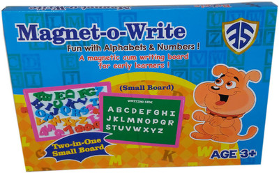 

HALO NATION Magnetic cum Writing Board with Alplabets & Number - For early learner kids (37 X 25 cm)(Green)