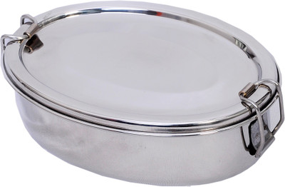 

VISHNU OVAL LUNCH BOX SMALL 1 Containers Lunch Box(500 ml), Steel