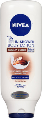 

Nivea In-Shower Cocoa Butter Body Lotion, 13.5 Ounce(400 ml)
