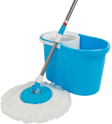 EmpireDeals Easy Dry Spin Mop - Blue Mop Set