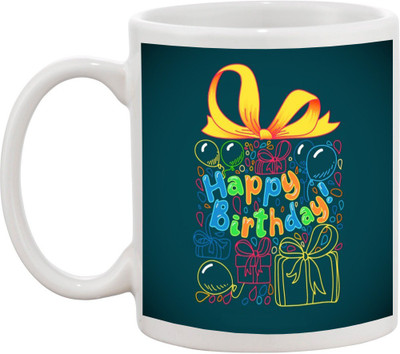 

Awesum Happy Birthday- Specially Designed Printed Ceramic Mug(350 ml), White