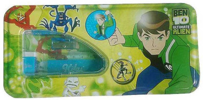 

PTCMart Ben 10 Flowers Art Metal Pencil Box(Set of 1, Multicolor)