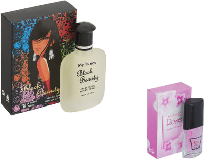

My Tunes Combo Black Beauty-Rose Eau de Toilette - 120 ml(For Men)