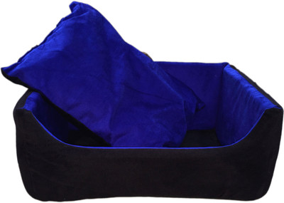 

Poofy's Pet Island SBB3 L Pet Bed(Blue, Black)