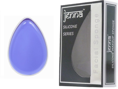 

Jenna Silicone Makeup Sponge - Beauty Sponge for Makeup, Concealer and Foundation – Make Up Applicator for Cosmetic Blending (Purple Drop)