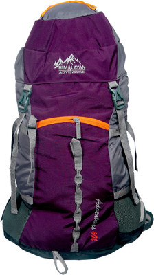 

Himalayan Adventures HA-8111Dark-Purple Rucksack - 60 L(Purple, Grey), Grey;purple