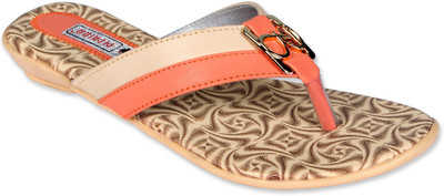 

Pipilika Women Orange & Camel Flats