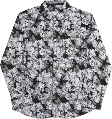

Allen Solly Junior Boys Printed Casual Black Shirt