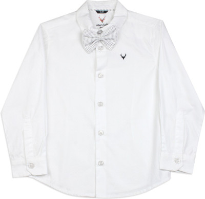

Allen Solly Junior Boys Self Design Casual White Shirt, Cobalt