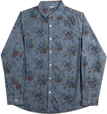 

Allen Solly Junior Boys Printed Casual Blue Shirt